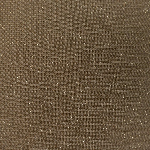 SOLD 70s Studio 54 Disco Jumpsuit Lame Golden Glitter Strapless Wide Leg S - Picture 9 of 9